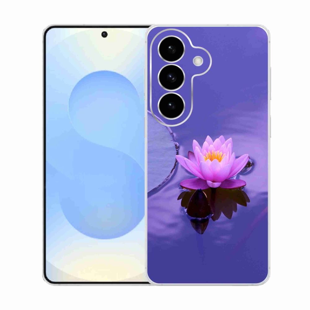 Gélový kryt mmCase na Samsung Galaxy S26 - kvet na hladine