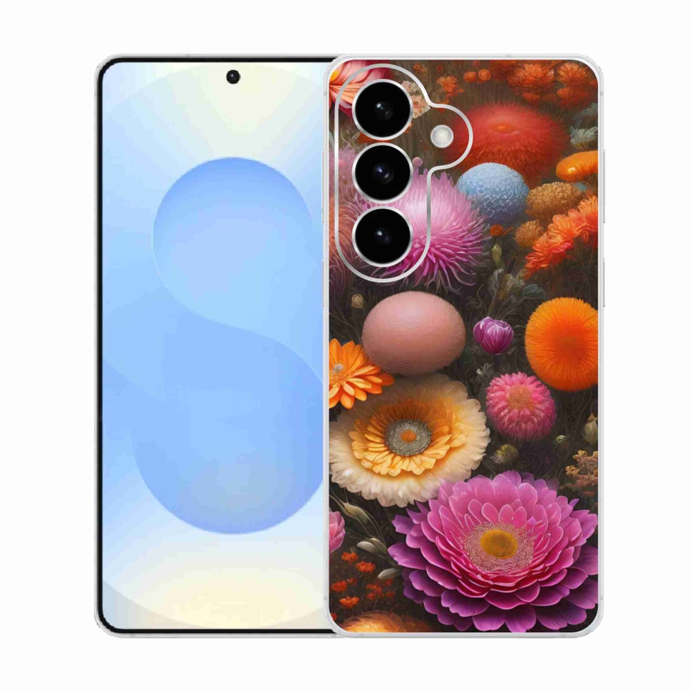 Gélový kryt mmCase na Samsung Galaxy S26 - kvetinová kompozícia