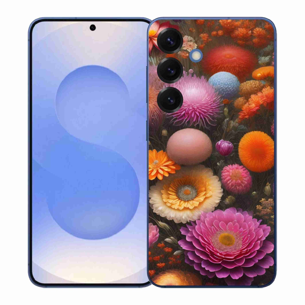 Gélový kryt mmCase na Samsung Galaxy S26+ - kvetinová kompozícia