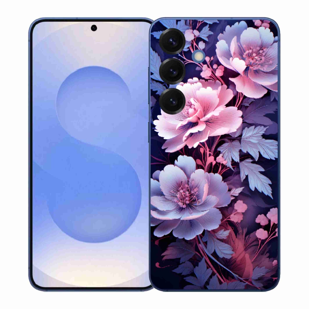 Gélový kryt mmCase na Samsung Galaxy S26+ - kvety 11