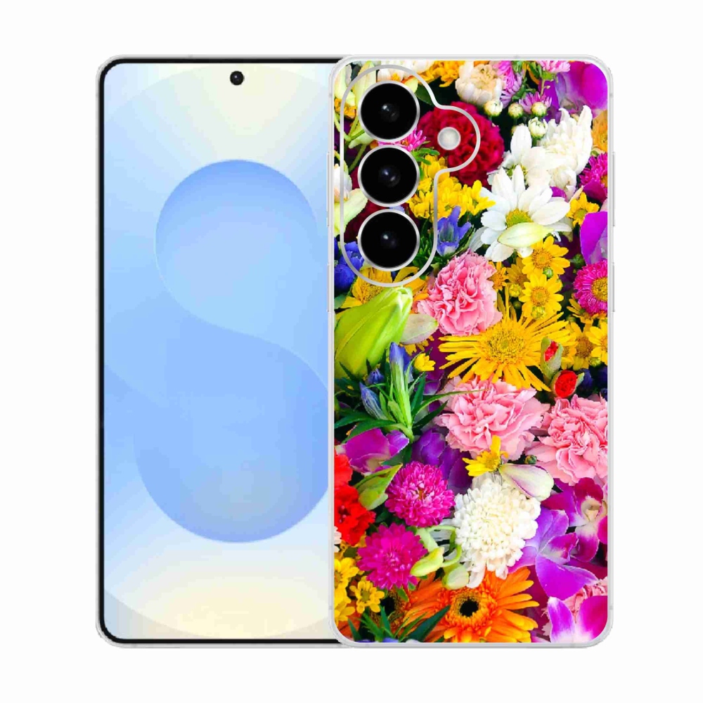 Gélový kryt mmCase na Samsung Galaxy S26 - kvety 12