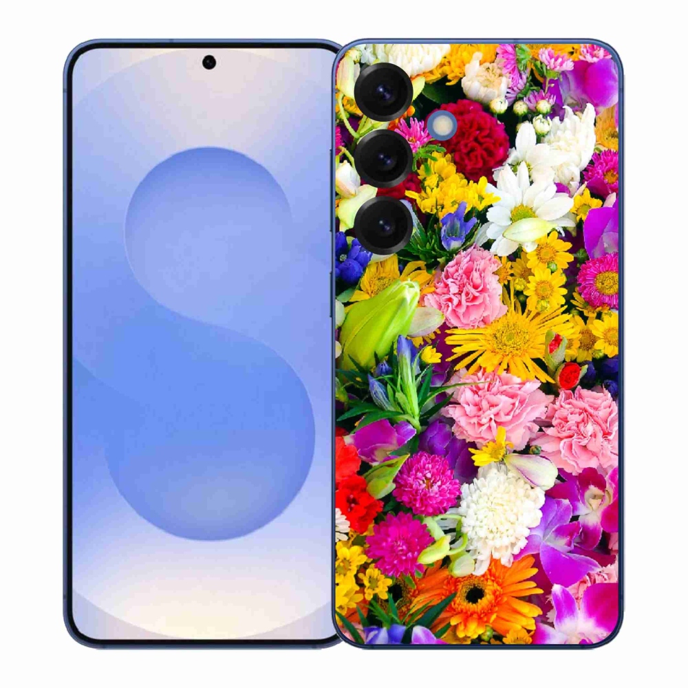 Gélový kryt mmCase na Samsung Galaxy S26+ - kvety 12