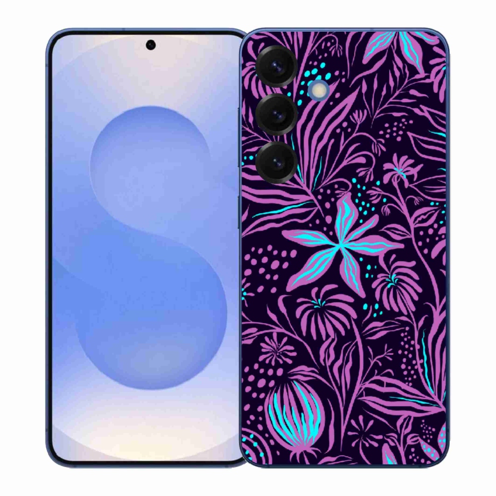 Gélový kryt mmCase na Samsung Galaxy S26+ - kvety 2