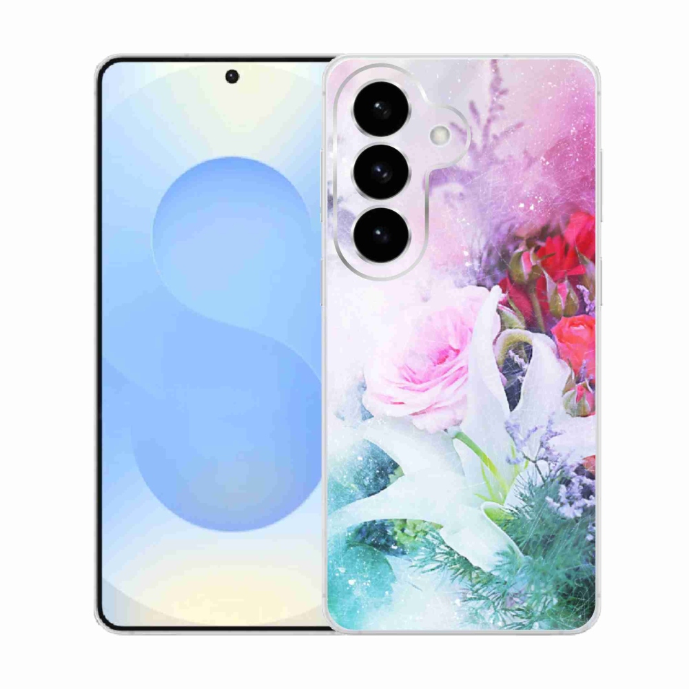 Gélový kryt mmCase na Samsung Galaxy S26 - kvety 4