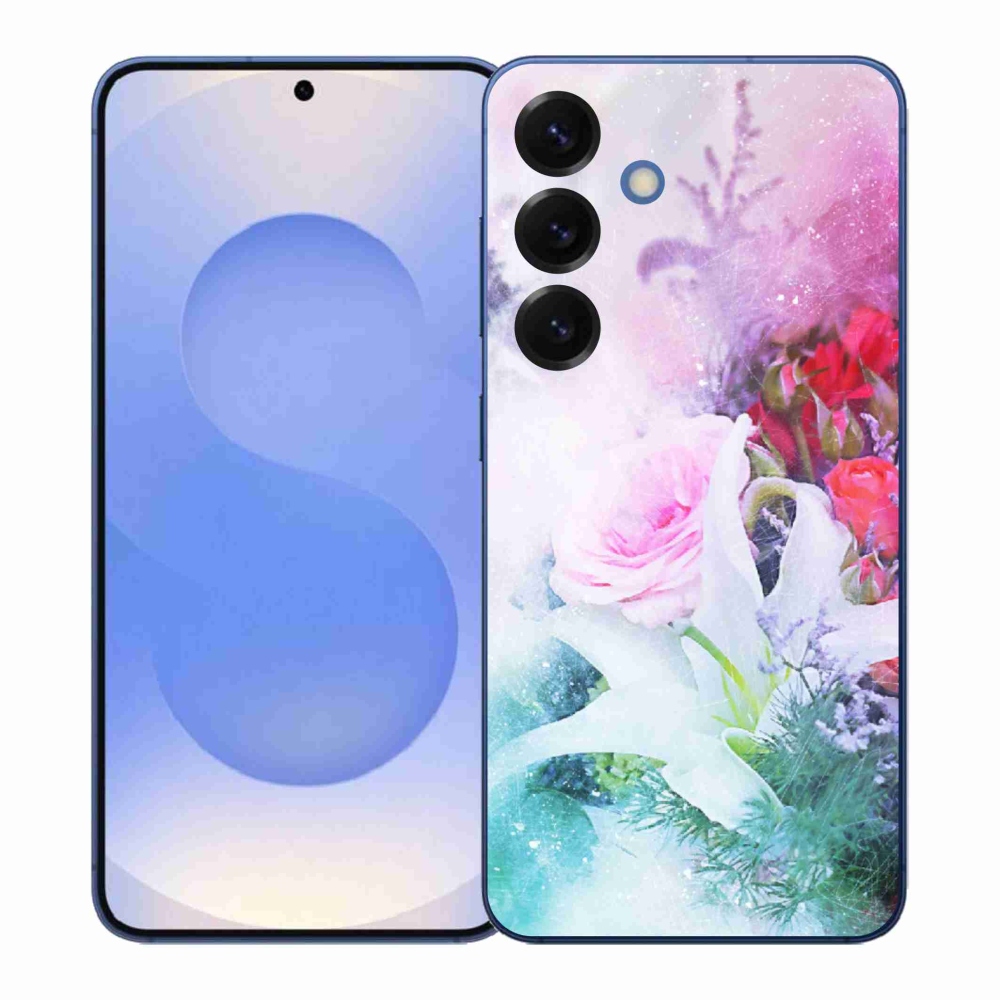 Gélový kryt mmCase na Samsung Galaxy S26+ - kvety 4