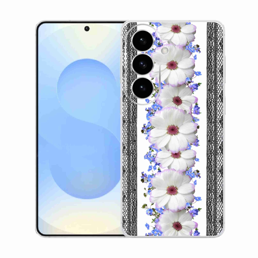 Gélový kryt mmCase na Samsung Galaxy S26 - kvety 8