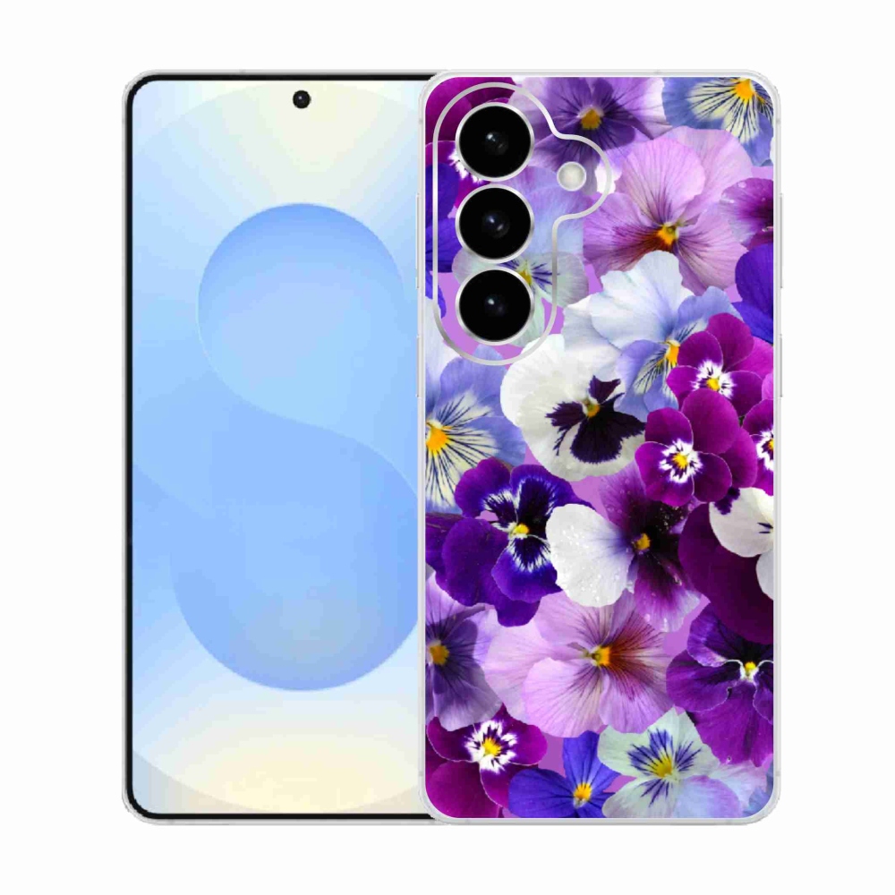 Gélový kryt mmCase na Samsung Galaxy S26 - kvety 9