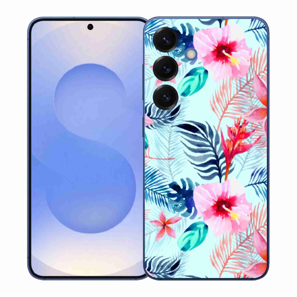 Gélový kryt mmCase na Samsung Galaxy S26+ - kvety