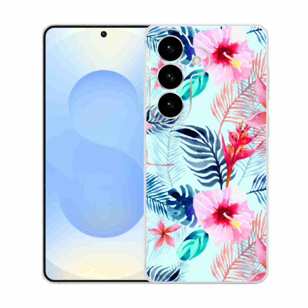 Gélový kryt mmCase na Samsung Galaxy S26 - kvety