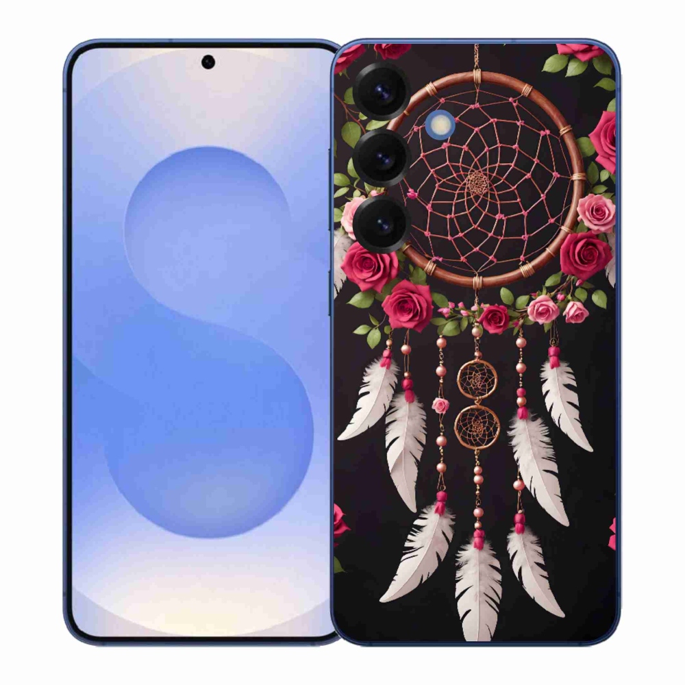 Gélový kryt mmCase na Samsung Galaxy S26+ - lapač snov s ružami