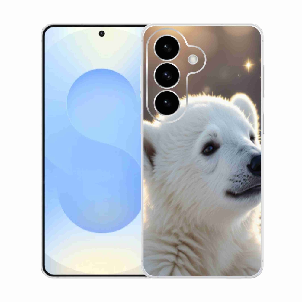 Gélový kryt mmCase na Samsung Galaxy S26 - ľadový medveď