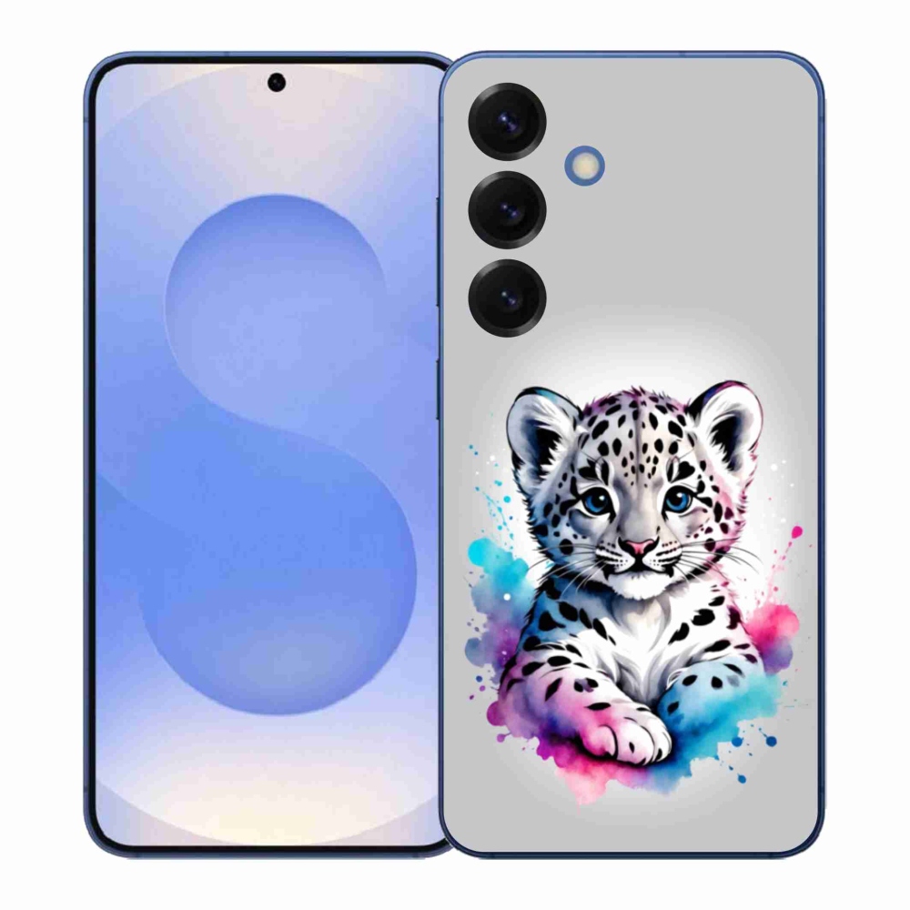 Gélový kryt mmCase na Samsung Galaxy S26+ - leopardej mláďa