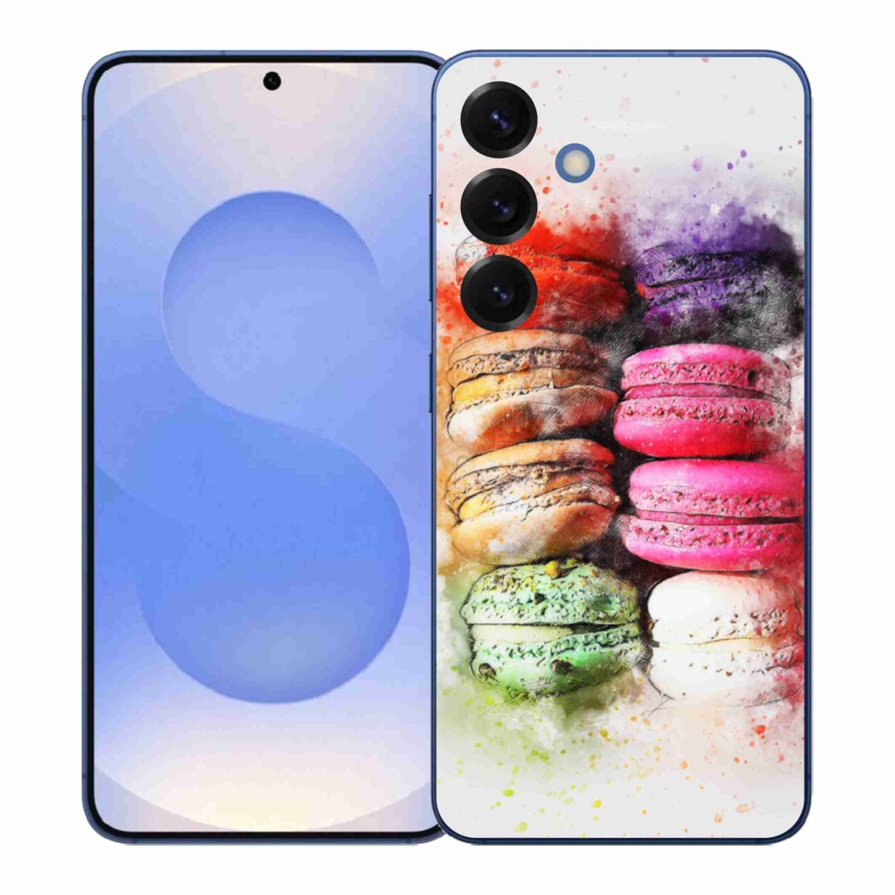 Gélový kryt mmCase na Samsung Galaxy S26+ - makrónky