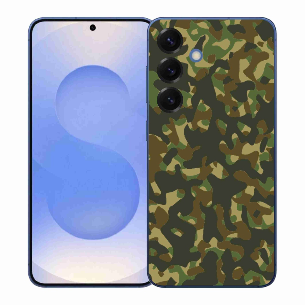 Gélový kryt mmCase na Samsung Galaxy S26+ - maskáčový vzor 1