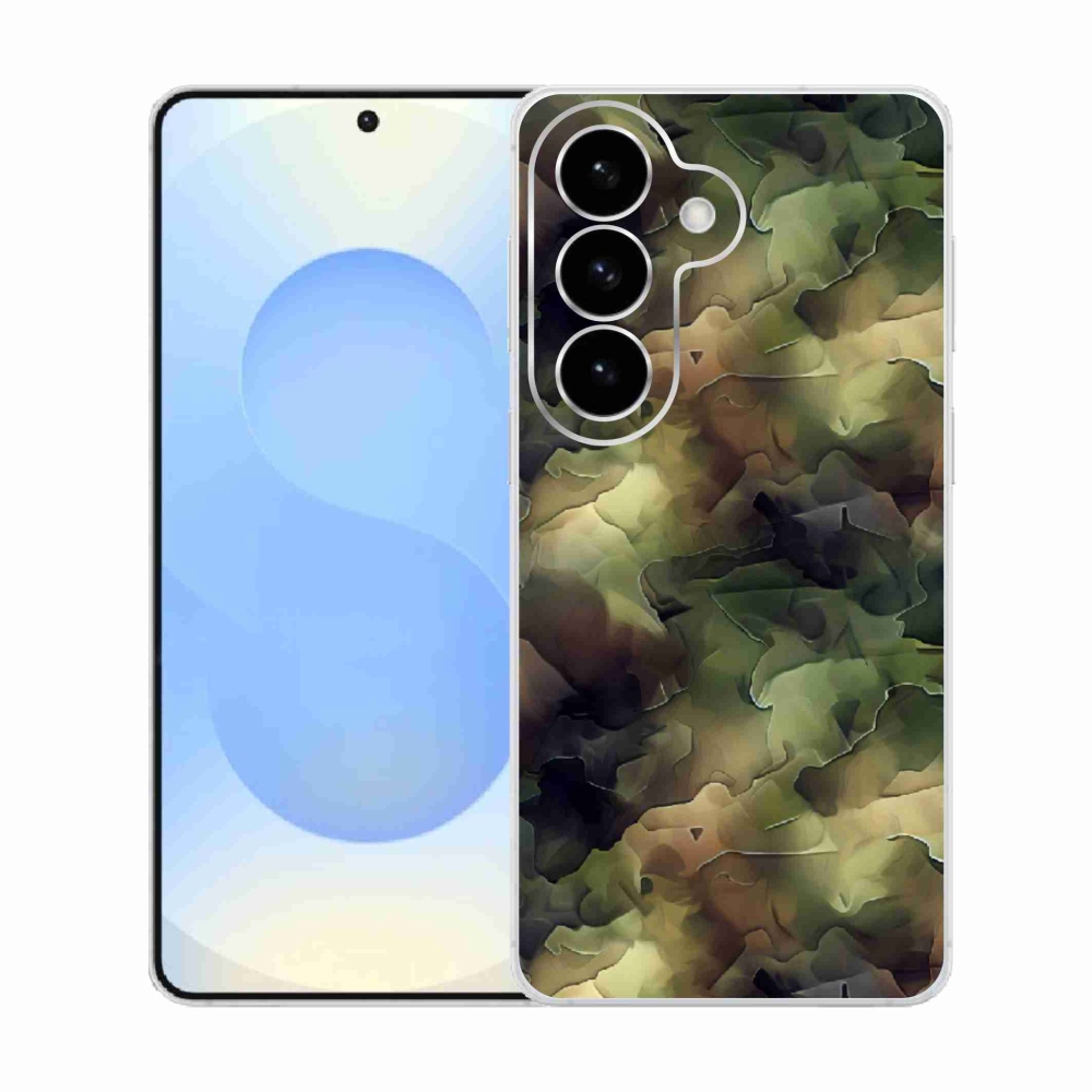 Gélový kryt mmCase na Samsung Galaxy S26 - maskáčový vzor 10