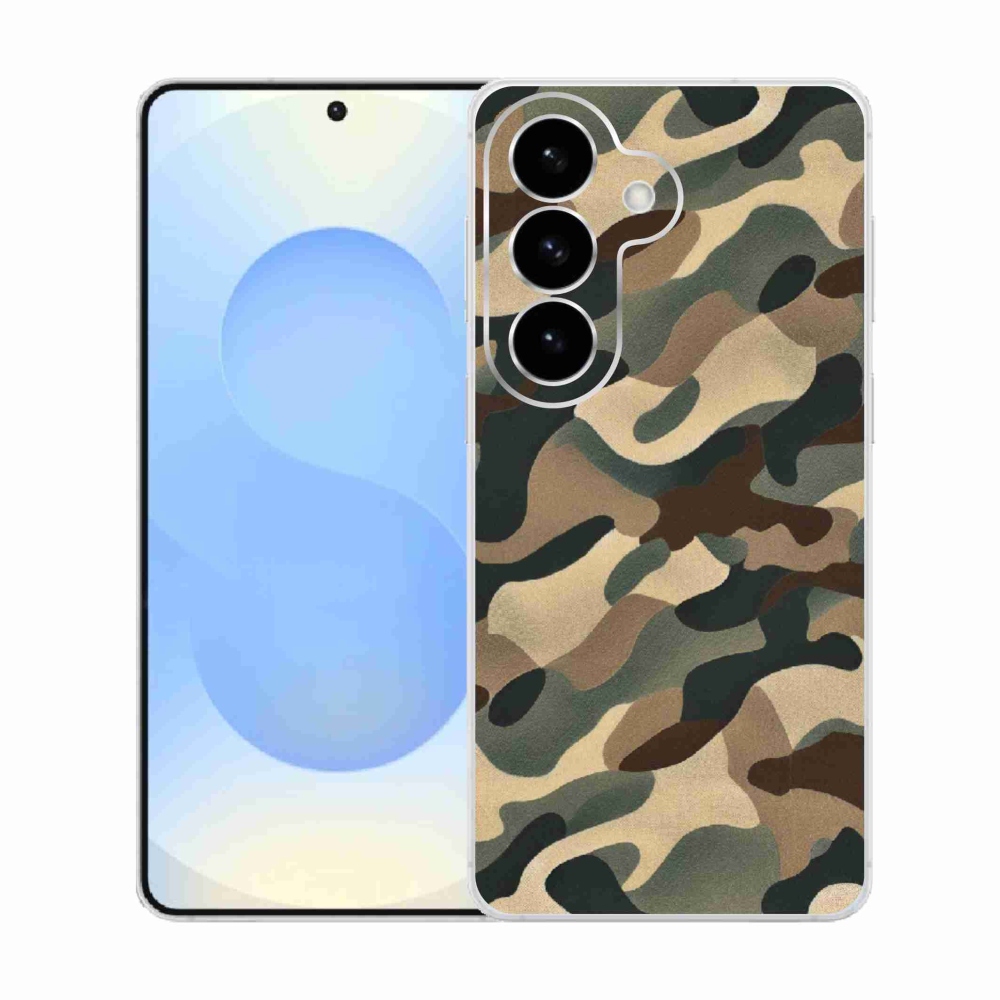 Gélový kryt mmCase na Samsung Galaxy S26 - maskáčový vzor 11