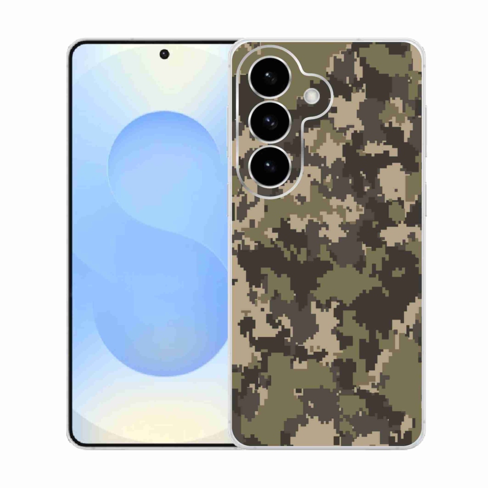 Gélový kryt mmCase na Samsung Galaxy S26 - maskáčový vzor 12