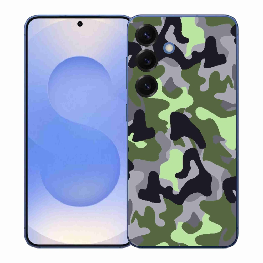 Gélový kryt mmCase na Samsung Galaxy S26+ - maskáčový vzor 7