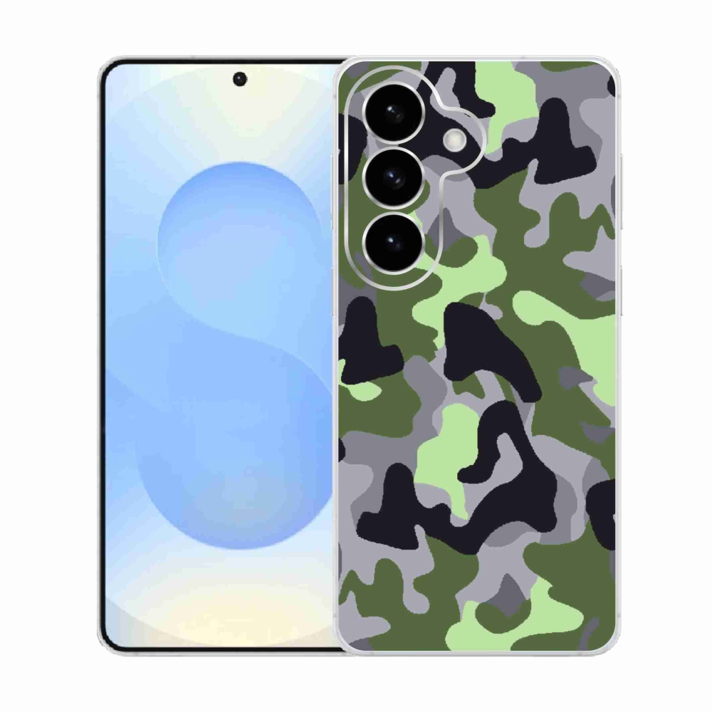 Gélový kryt mmCase na Samsung Galaxy S26 - maskáčový vzor 7