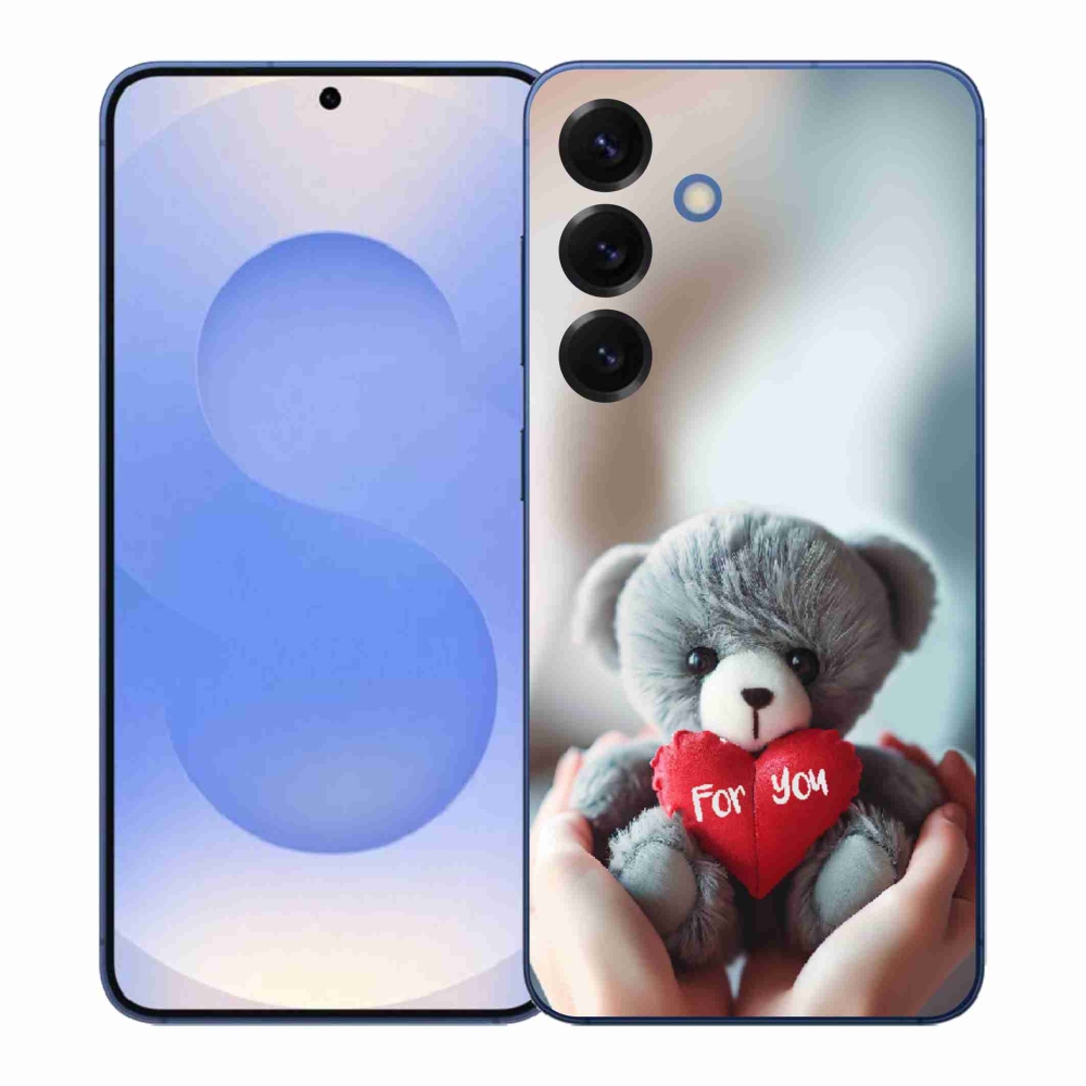 Gélový kryt mmCase na Samsung Galaxy S26+ - medvedík pre zamilovaných