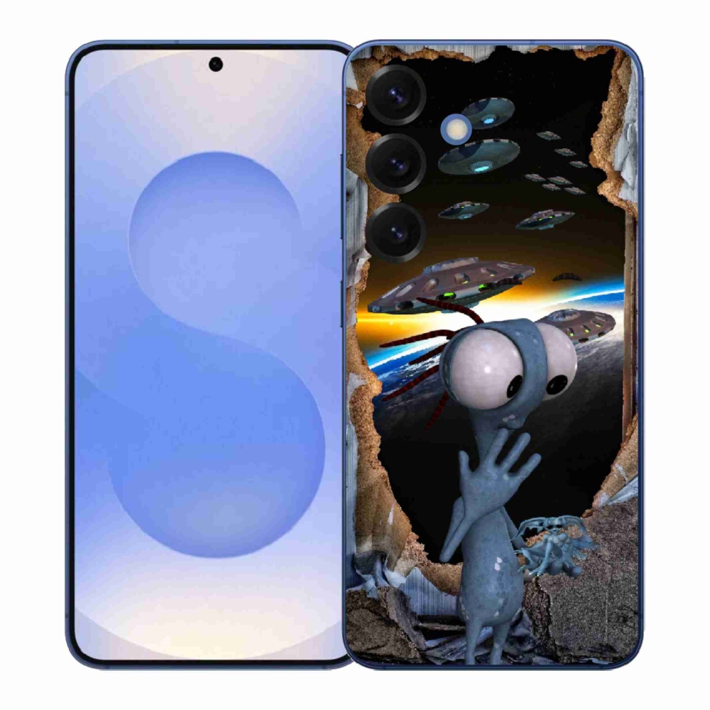 Gélový kryt mmCase na Samsung Galaxy S26+ - mimozemšťan