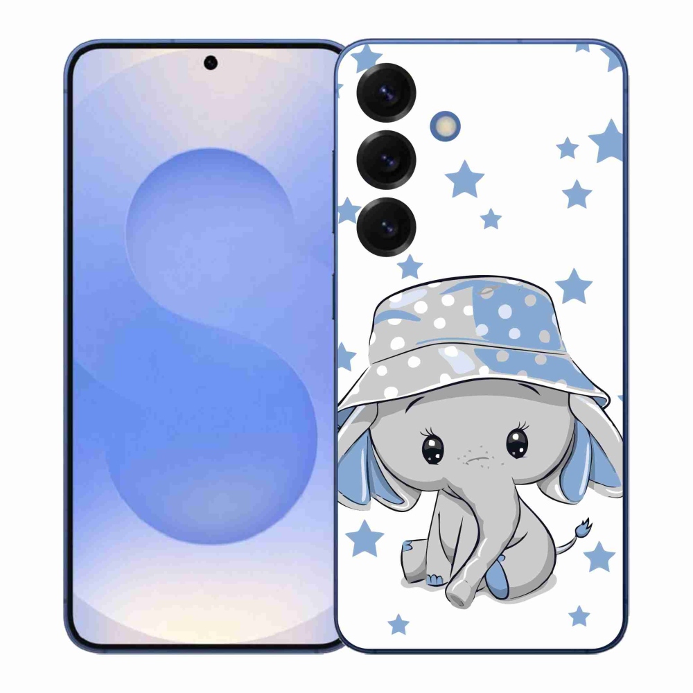 Gélový kryt mmCase na Samsung Galaxy S26+ - modrý slon