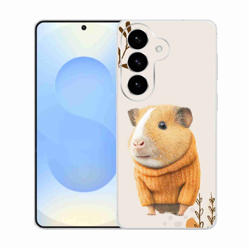 Gélový kryt mmCase na Samsung Galaxy S26 - morča vo svetri