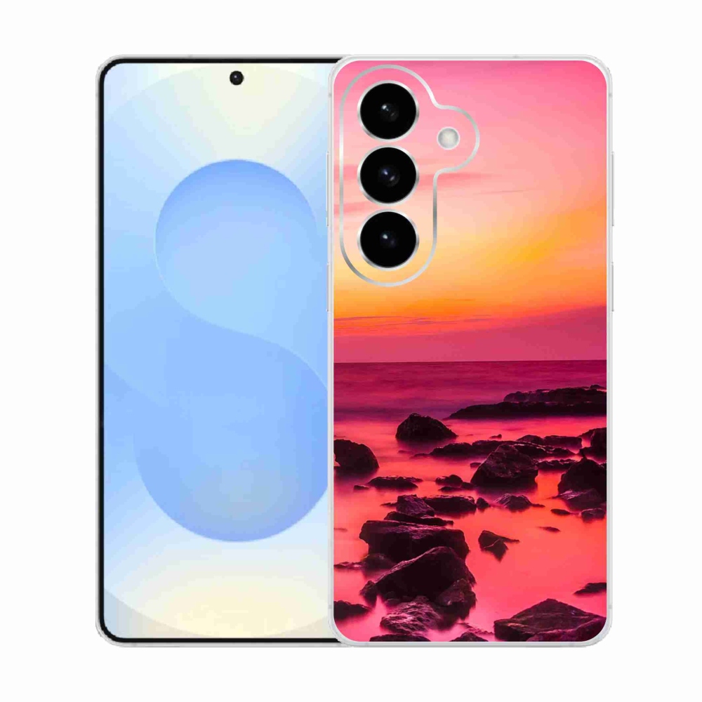 Gélový kryt mmCase na Samsung Galaxy S26 - more a žiara