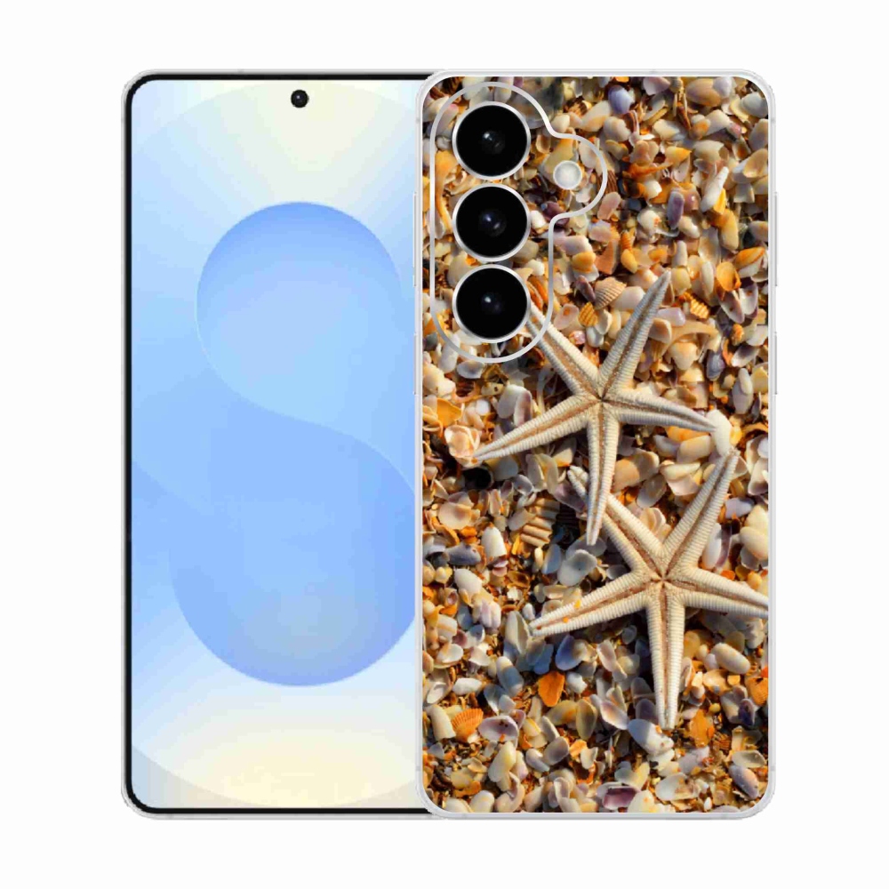 Gélový kryt mmCase na Samsung Galaxy S26 - morské hviezdice