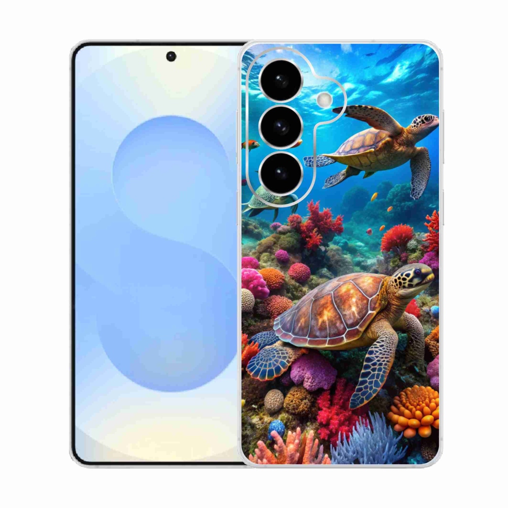 Gélový kryt mmCase na Samsung Galaxy S26 - morský svet 2