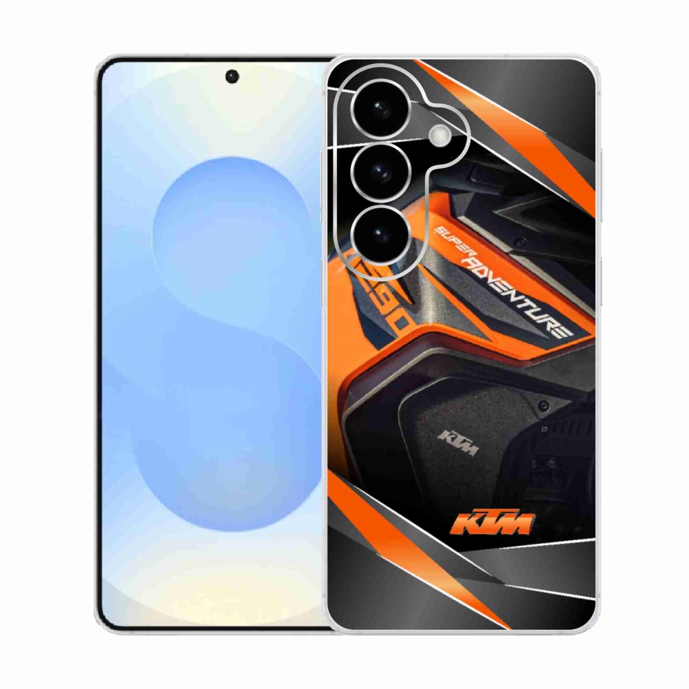 Gélový kryt mmCase na Samsung Galaxy S26 - motorka ktm
