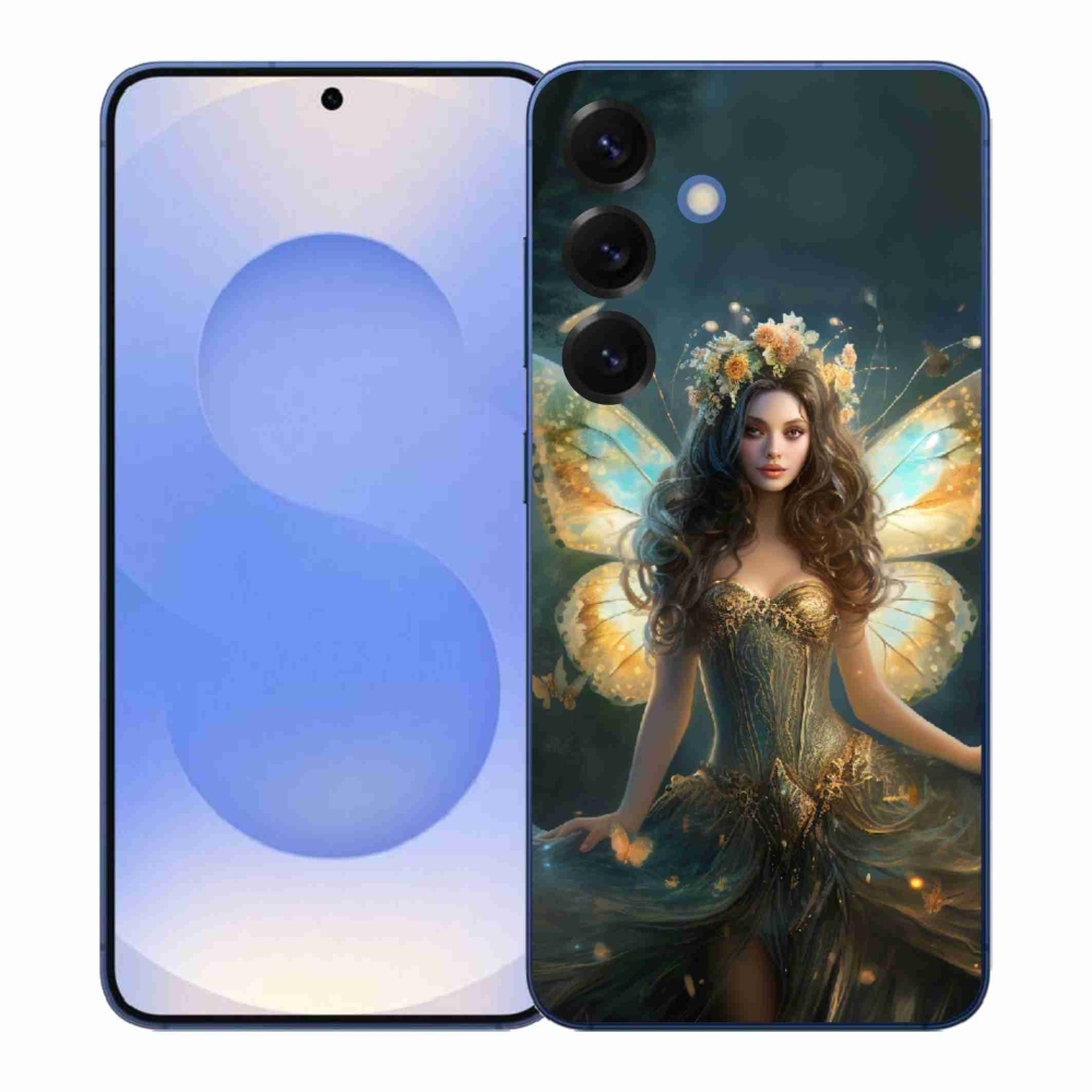 Gélový kryt mmCase na Samsung Galaxy S26+ - motýlia žena