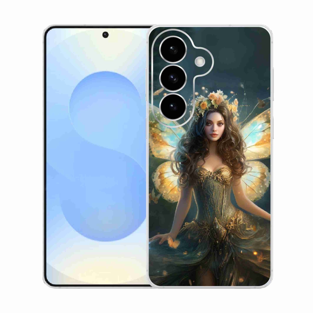 Gélový kryt mmCase na Samsung Galaxy S26 - motýlia žena