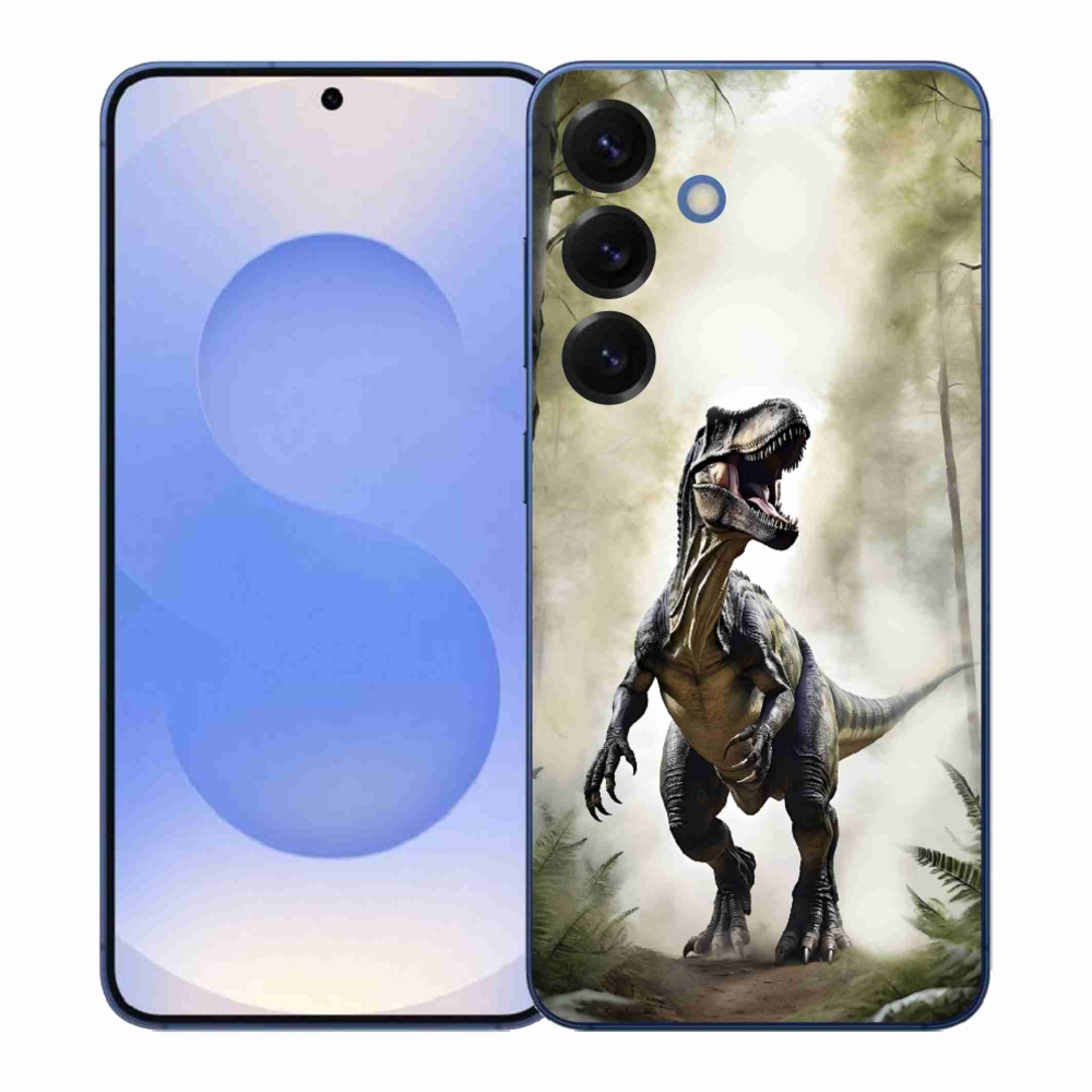Gélový kryt mmCase na Samsung Galaxy S26+ - naštvaný T-Rex