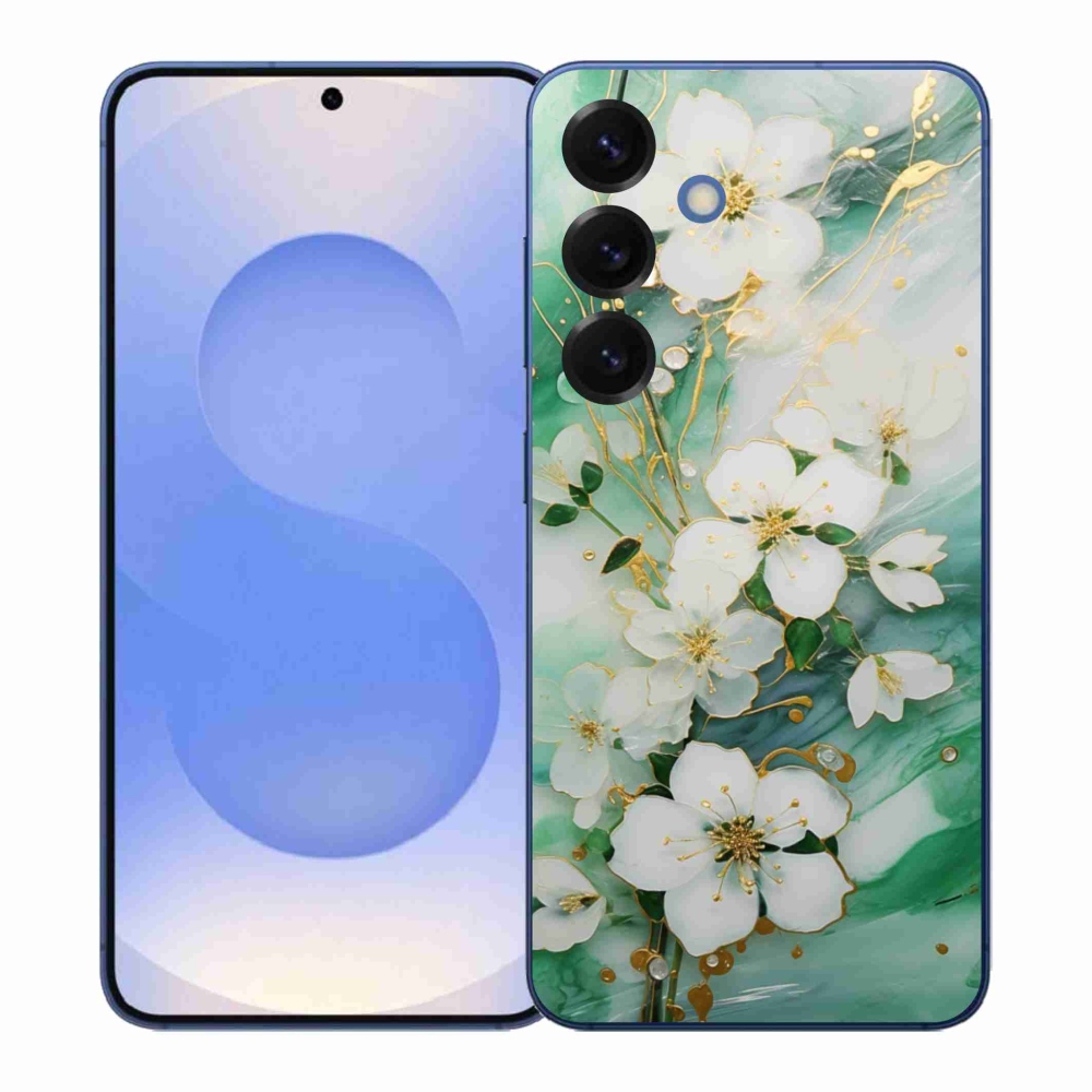 Gélový kryt mmCase na Samsung Galaxy S26+ - nežné kvety