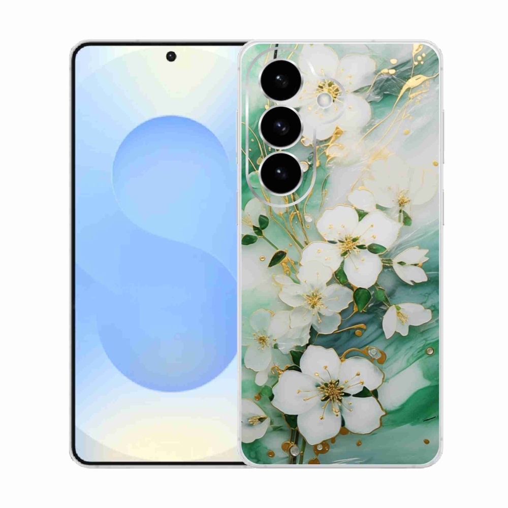 Gélový kryt mmCase na Samsung Galaxy S26 - nežné kvety