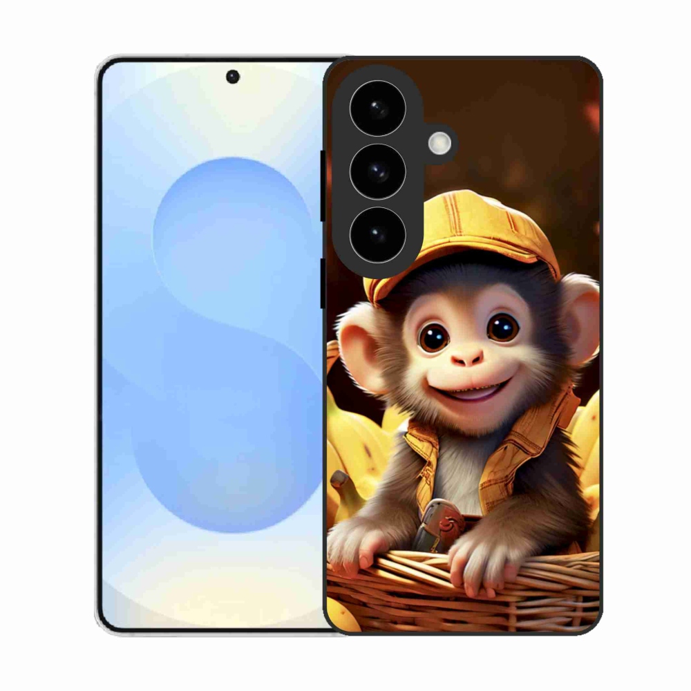 Gélový kryt mmCase na Samsung Galaxy S26 - opice v košíku