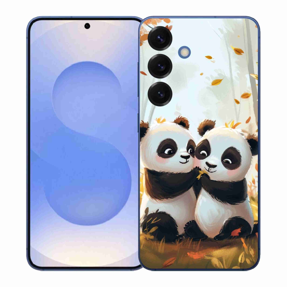 Gélový kryt mmCase na Samsung Galaxy S26+ - pandy