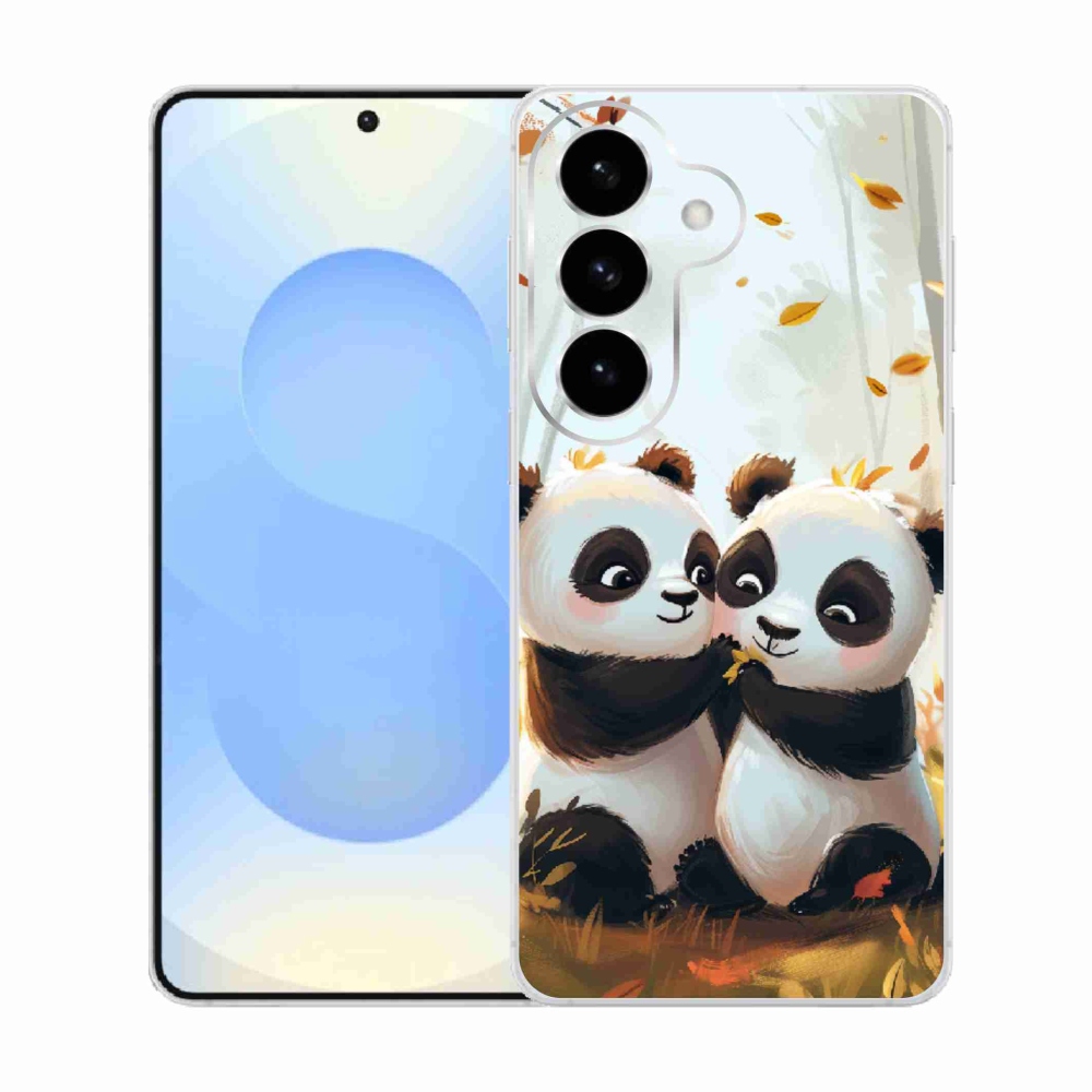 Gélový kryt mmCase na Samsung Galaxy S26 - pandy