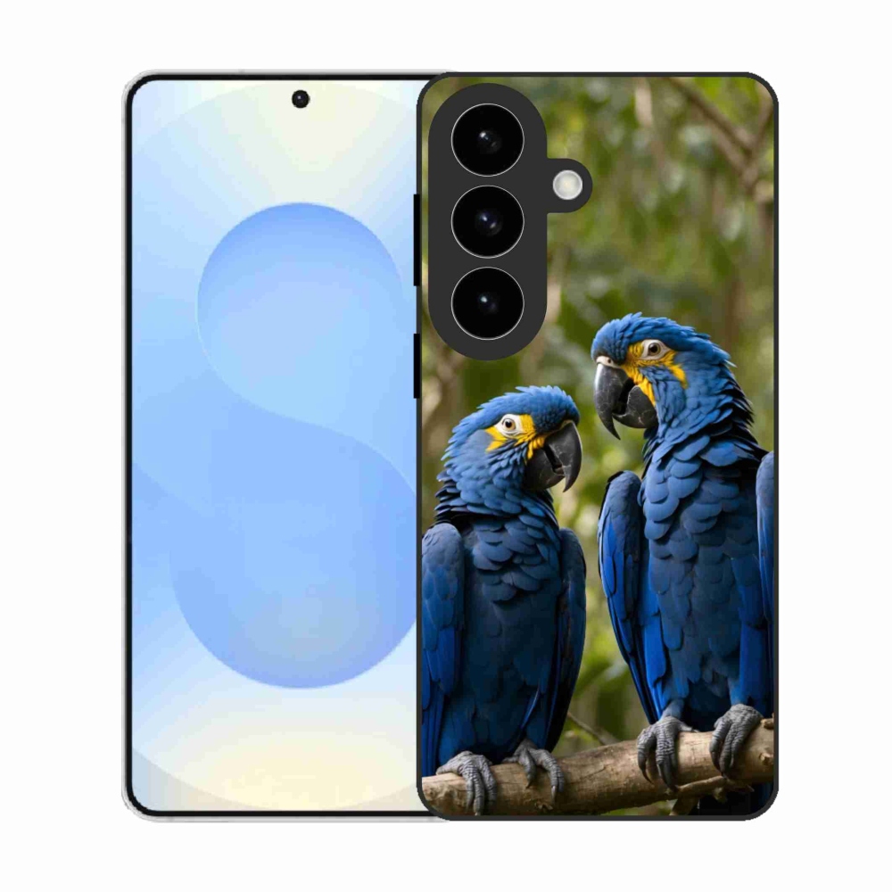 Gélový kryt mmCase na Samsung Galaxy S26 - papagájové duo