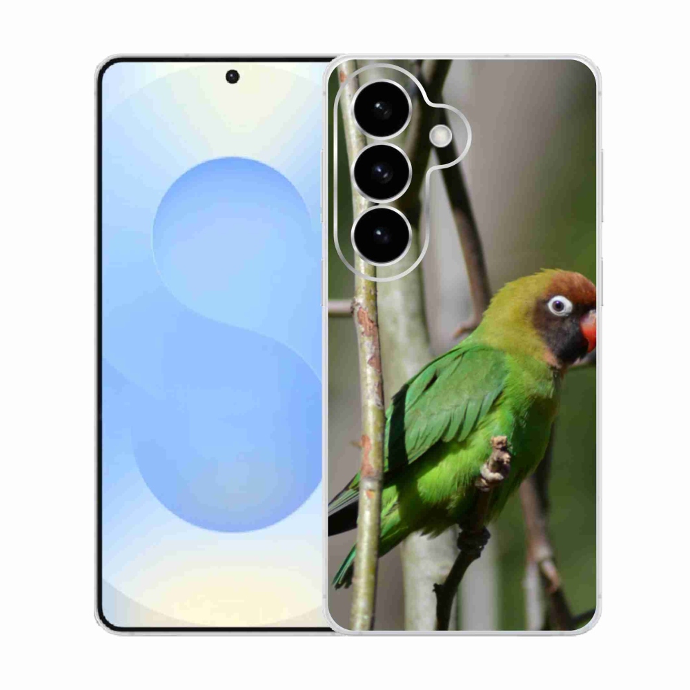 Gélový kryt mmCase na Samsung Galaxy S26 - papagáj agapornis