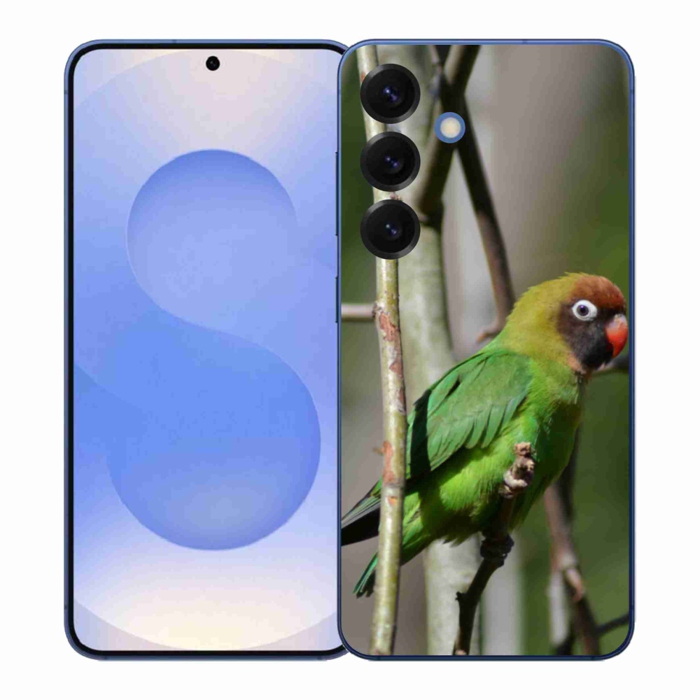 Gélový kryt mmCase na Samsung Galaxy S26+ - papagáj agapornis