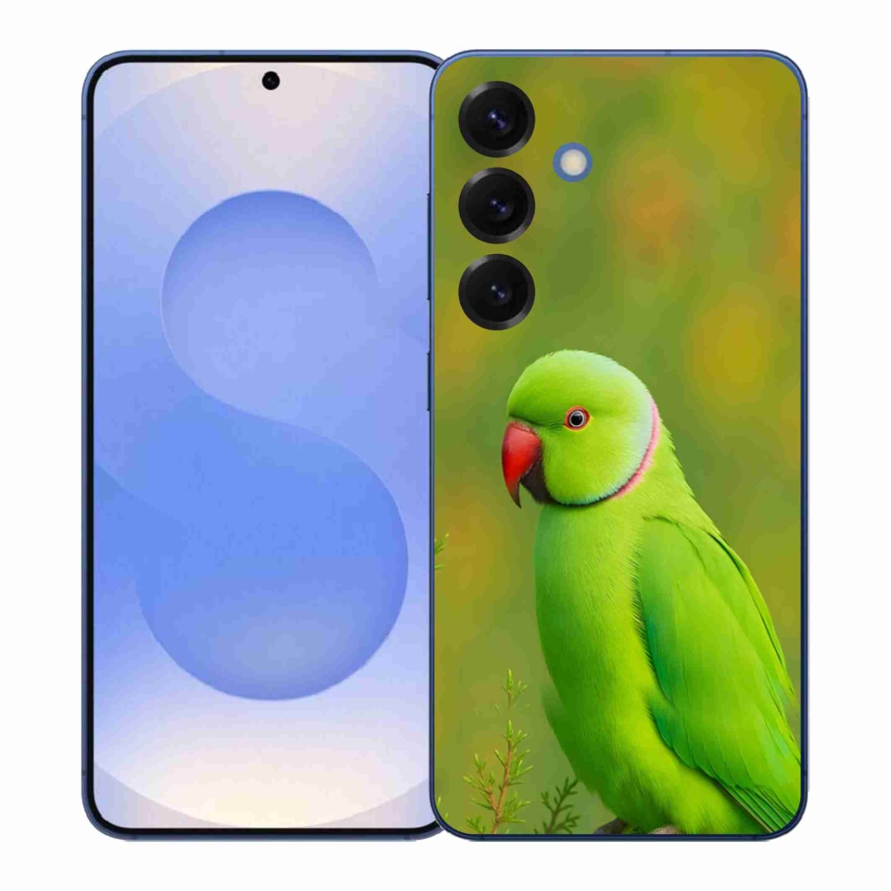 Gélový kryt mmCase na Samsung Galaxy S26+ - papagáj Alexandr 2