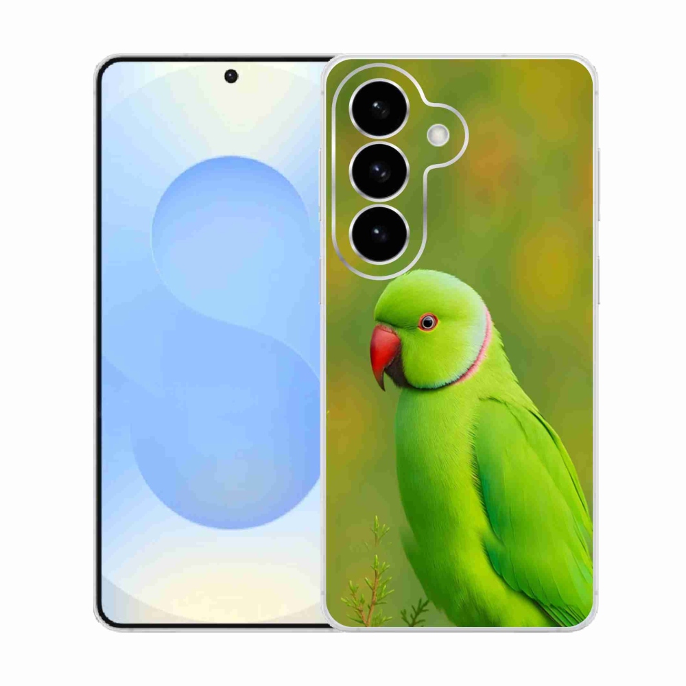 Gélový kryt mmCase na Samsung Galaxy S26 - papagáj Alexander 2