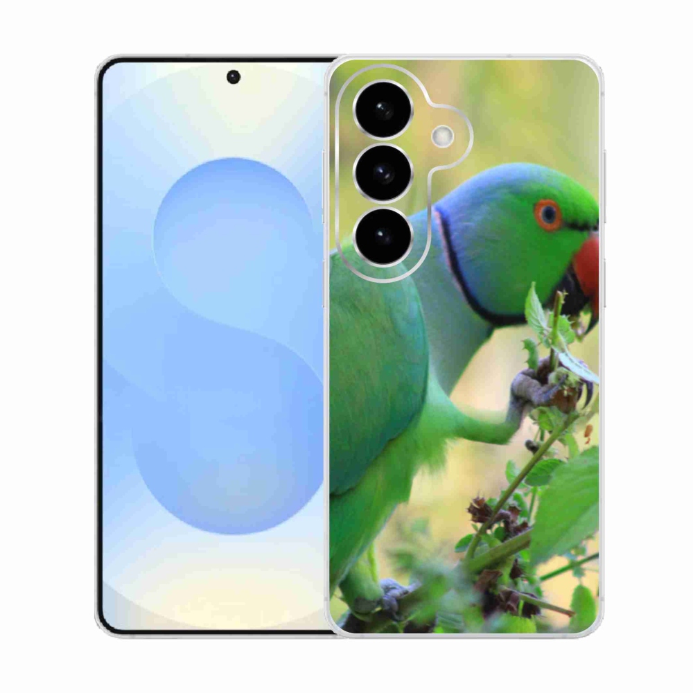 Gélový kryt mmCase na Samsung Galaxy S26 - papagáj Alexandr