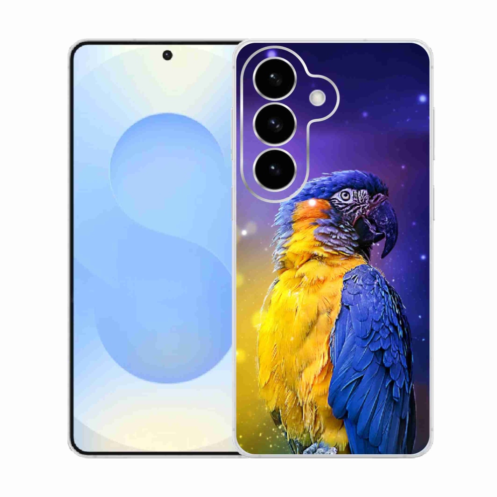 Gélový kryt mmCase na Samsung Galaxy S26 - papagáj ara 1