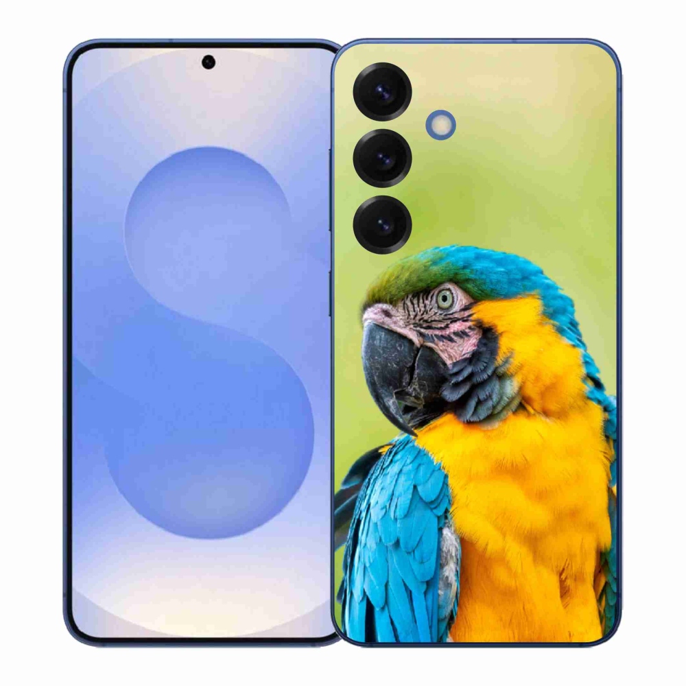 Gélový kryt mmCase na Samsung Galaxy S26+ - papagáj ara 2