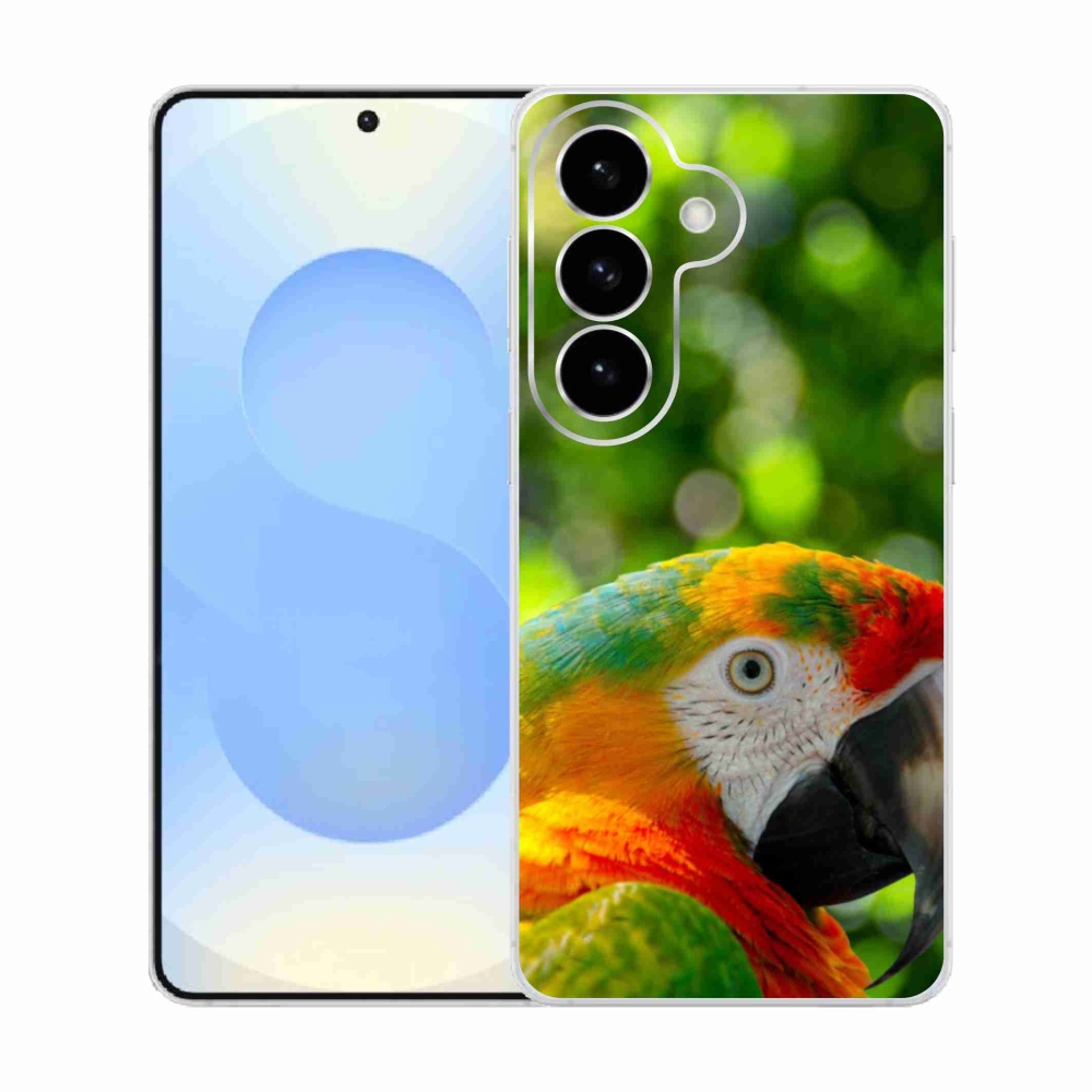 Gélový kryt mmCase na Samsung Galaxy S26 - papagáj ara 3