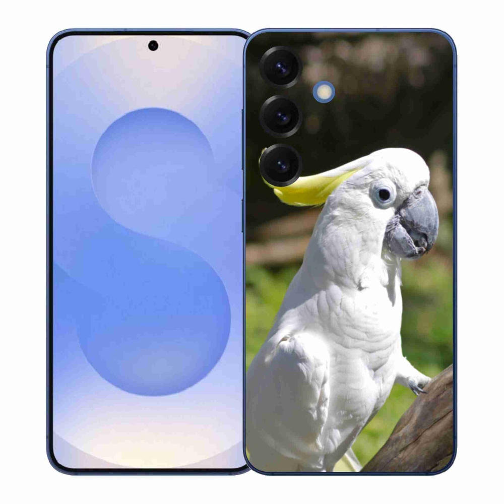 Gélový kryt mmCase na Samsung Galaxy S26+ - papagáj kakadu 2