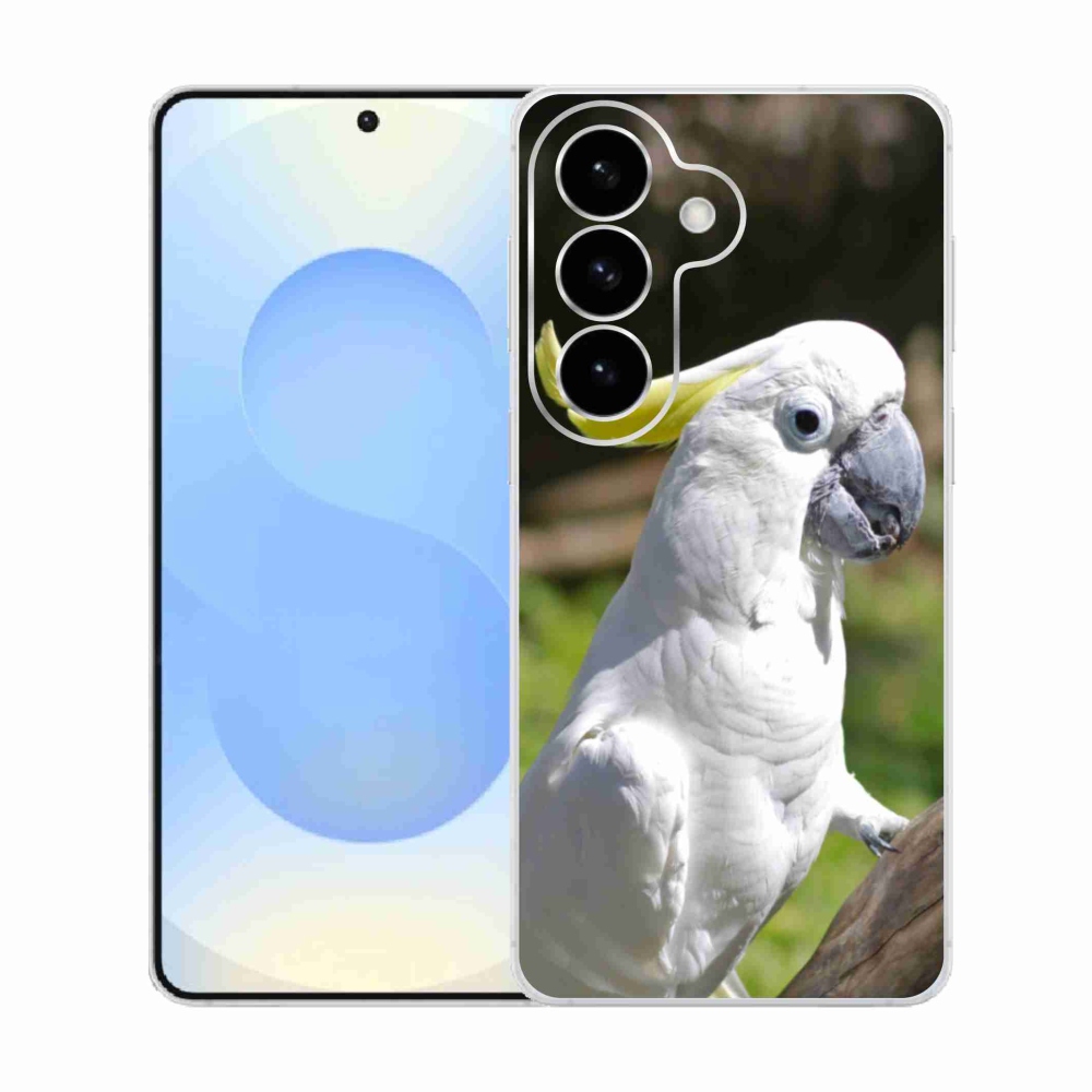 Gélový kryt mmCase na Samsung Galaxy S26 - papagáj kakadu 2